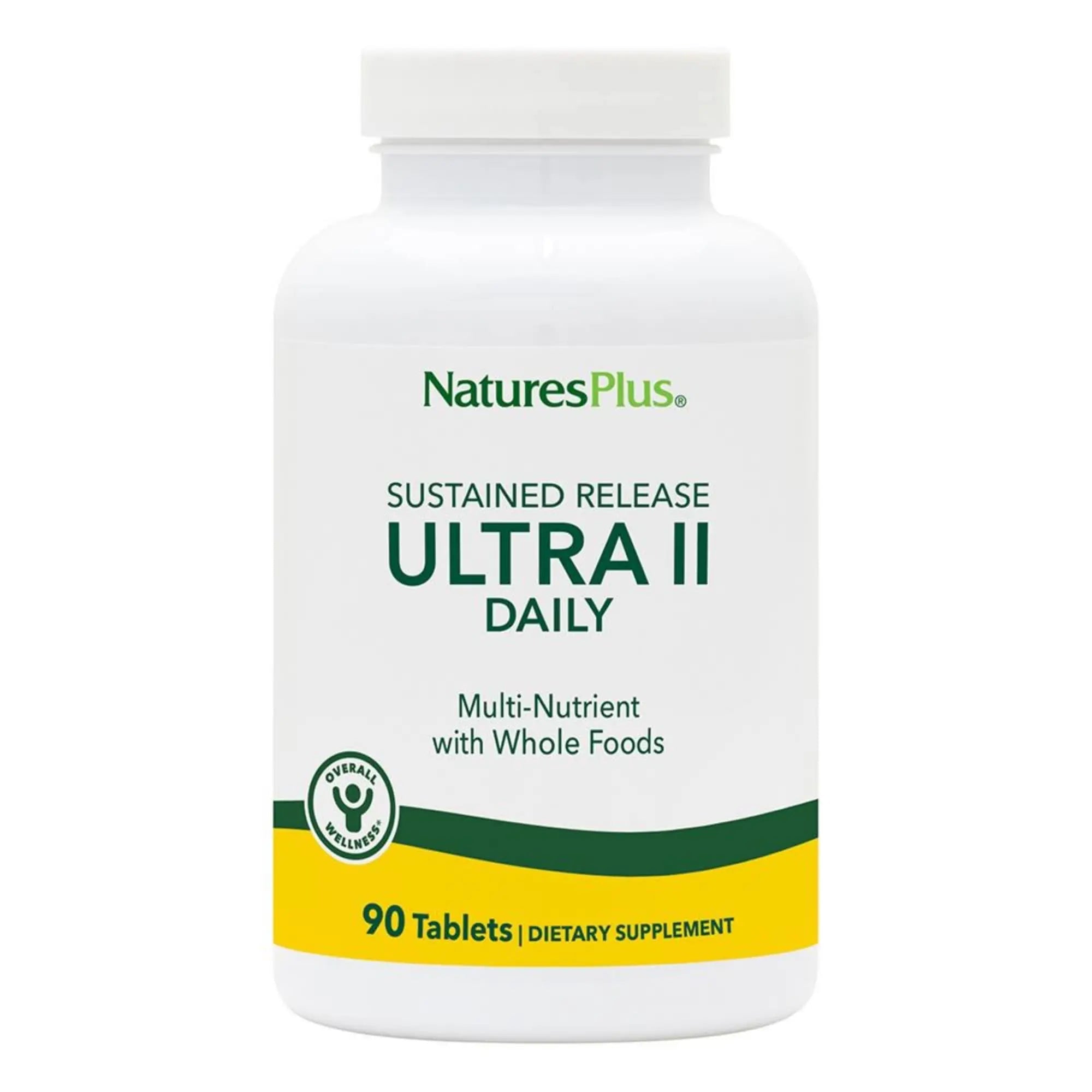 NaturesPlus Ultra II Daily - 90 Tablets - Multivitamin with Whole Foods for Overall Well-Being - Supports Energy & Immune Health NaturesPlusAu supplements