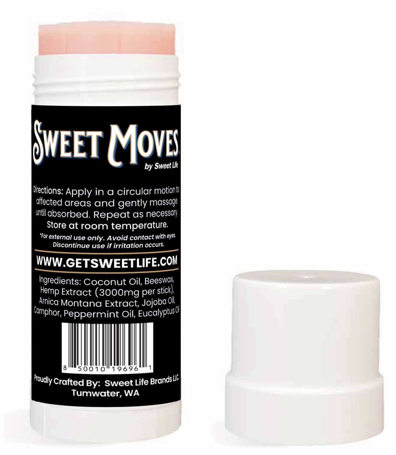 Sweet Life | Hemp Salve Stick | 3000mg | Organic Botanical Balm | Twist-Up Applicator | Small Business | Muscle & Joint Comfort Sweet LifeAu supplements