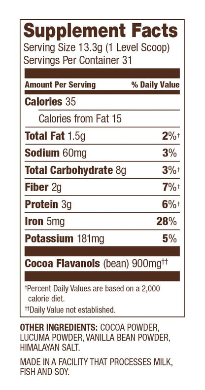 FlavaMix Performance Cocoa Powder | 900mg of Cocoa Flavanols | Promotes Heart & Brain FlavaNaturalsUS supplements
