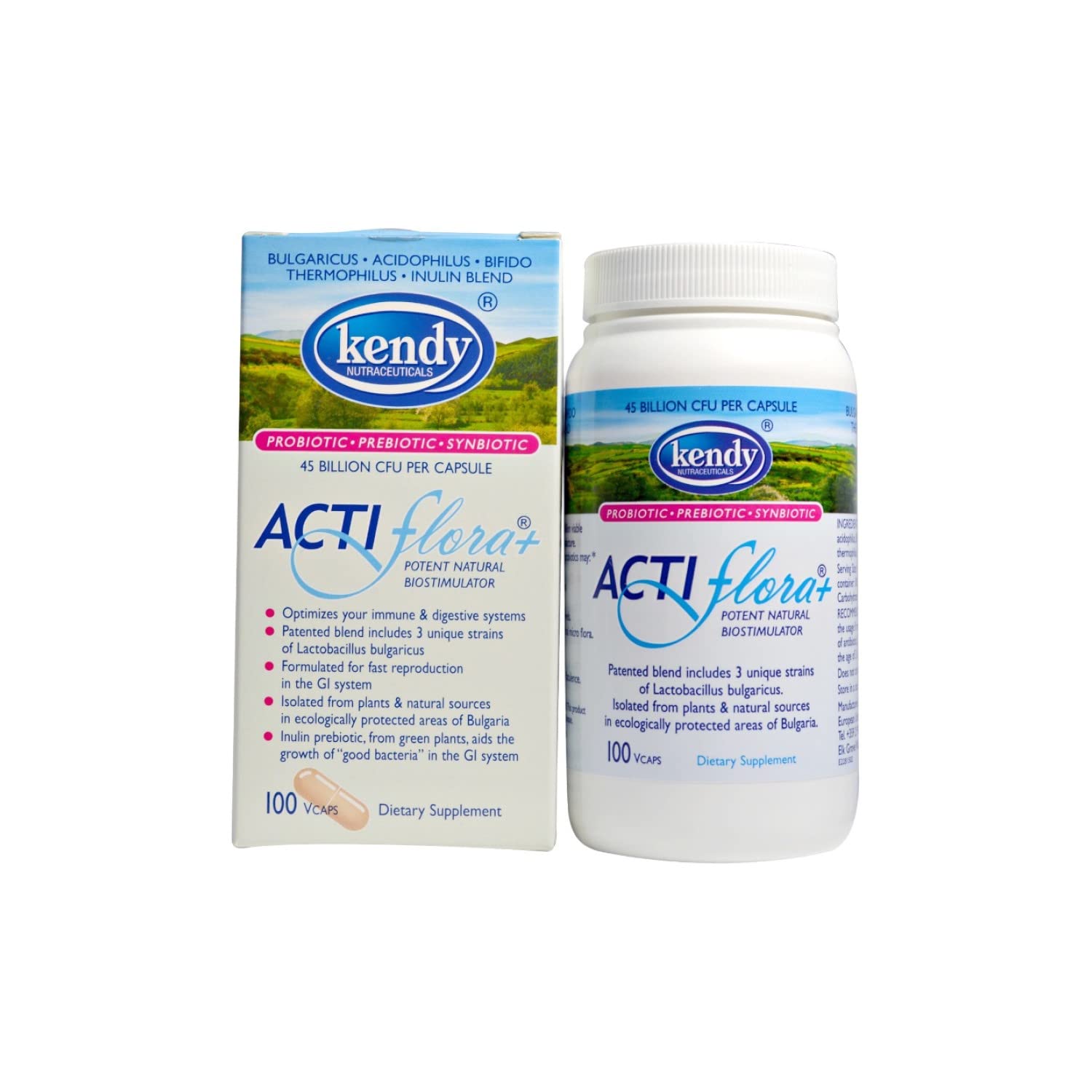 Kendy USA, Actiflora+, Potent Natural Biostimulator, 100 Veggie Caps KendyAu supplements