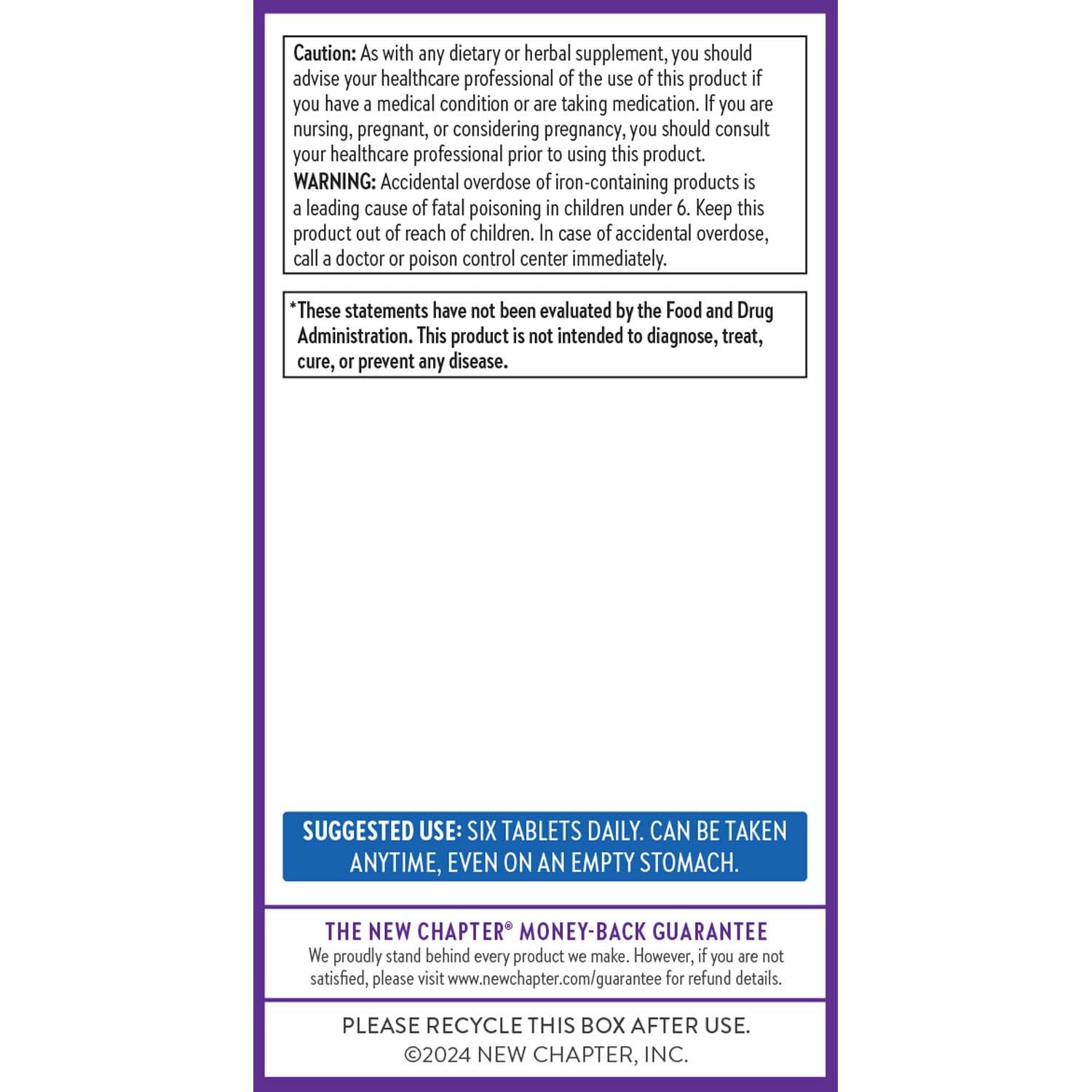 New Chapter Tiny Tabs Multivitamin with 20+ Nutrients for Immune, Cellular Energy & Stress Support, Including Vitamin D3 + B Vitamins, 192 Count New ChapterAu supplements