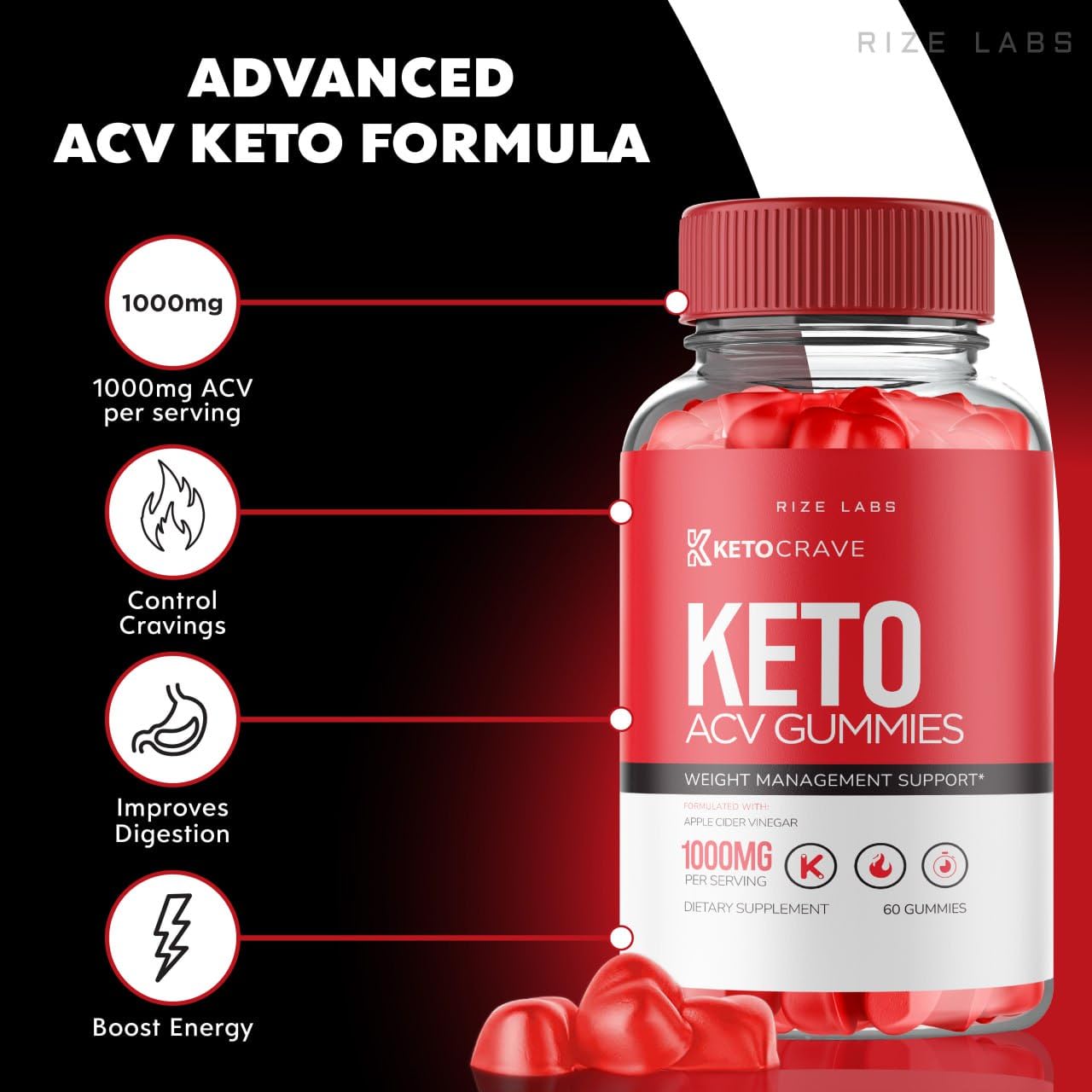 Keto Crave Gummies - Keto Crave ACV Gummies, Keto Crave for Advanced Weight Loss rize labsUS supplements