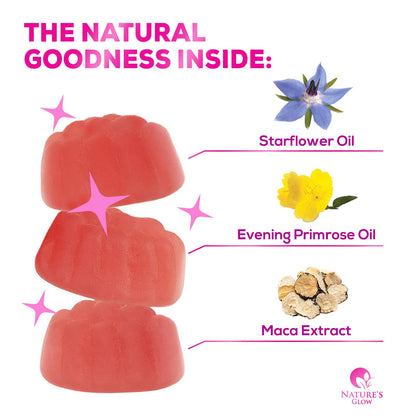 Nature's Glow Menopause Relief Vitamin Gummy for Women - Effective Menopause Nature's GlowUS supplements