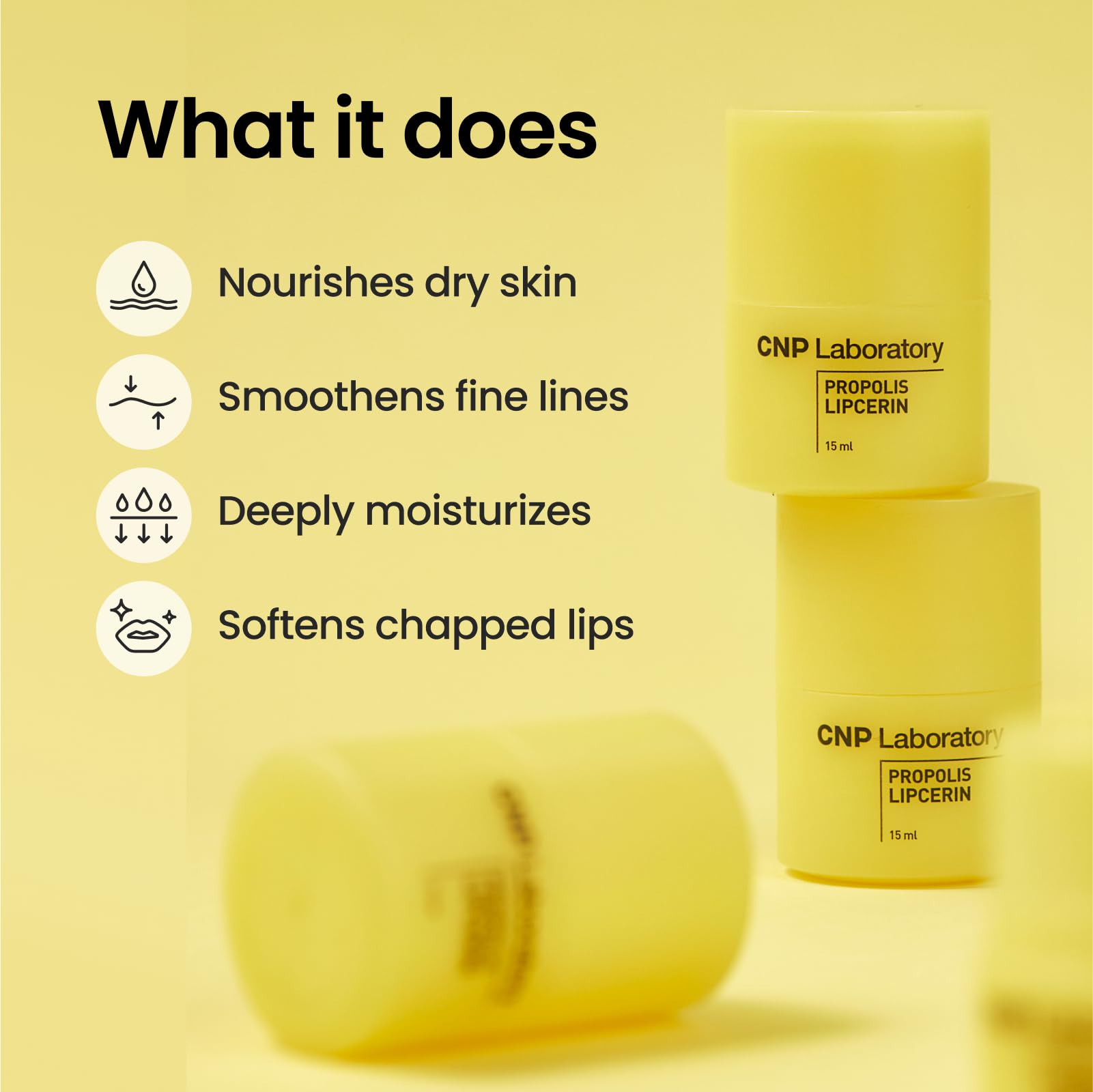 CNP Honey Lip Butter - Propolis Lipcerin™ 01 Original, Hydrating Overnight Manuka Lip Balm & Mask, 12hr Long-Lasting Moisture, Stocking Stuffers, Gifts for Women, 0.5 fl.oz. CNPAu supplements