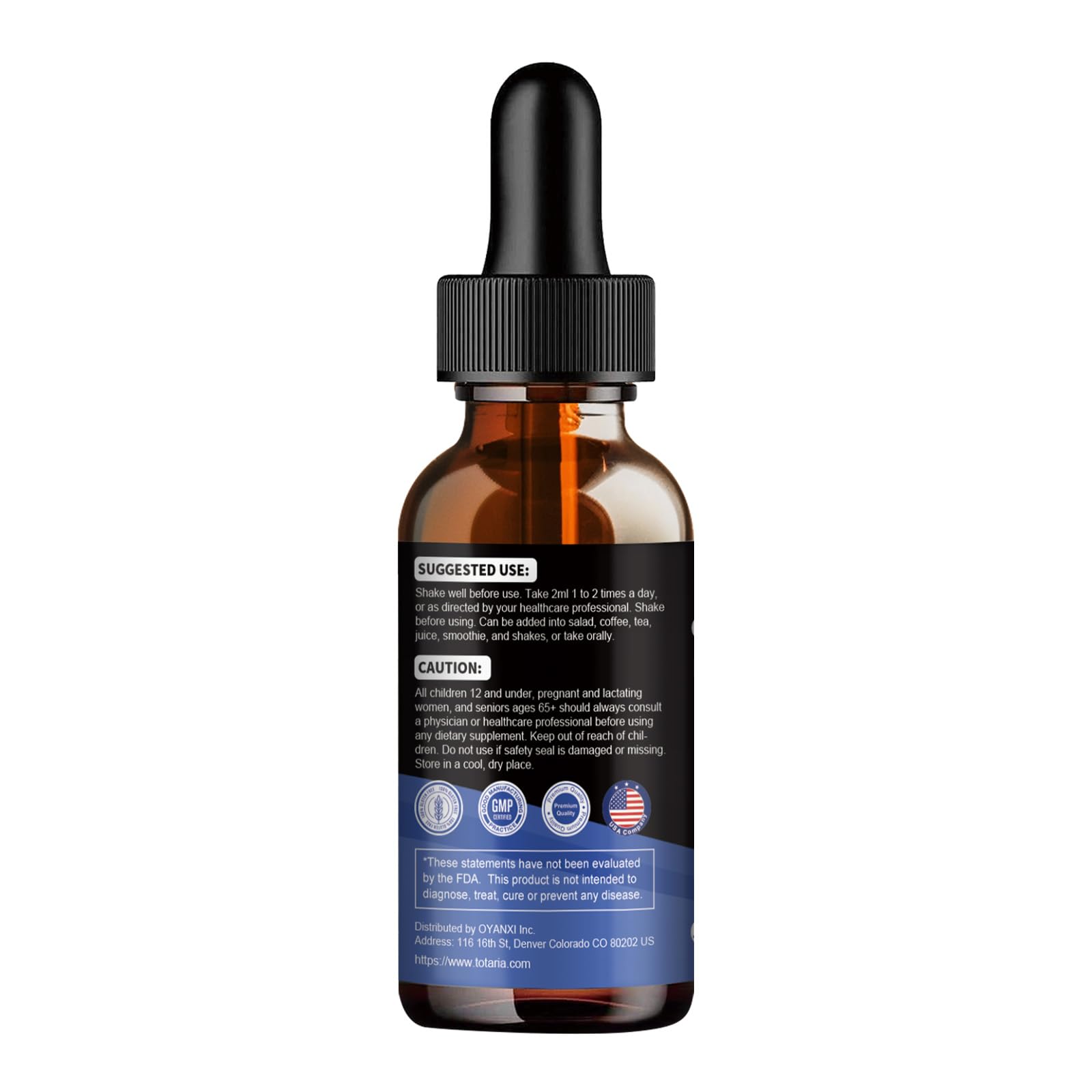 Totaria cortisol Supplement Liquid Drops Hormone Balance for Women Men with Magnesium Complex,Ashwagandha,Rhodiola Rosea,L Theanine,Phosphatidylserine Supplements Mood, Focus, Sleep Support 2 FL.OZ TotariaAu supplements