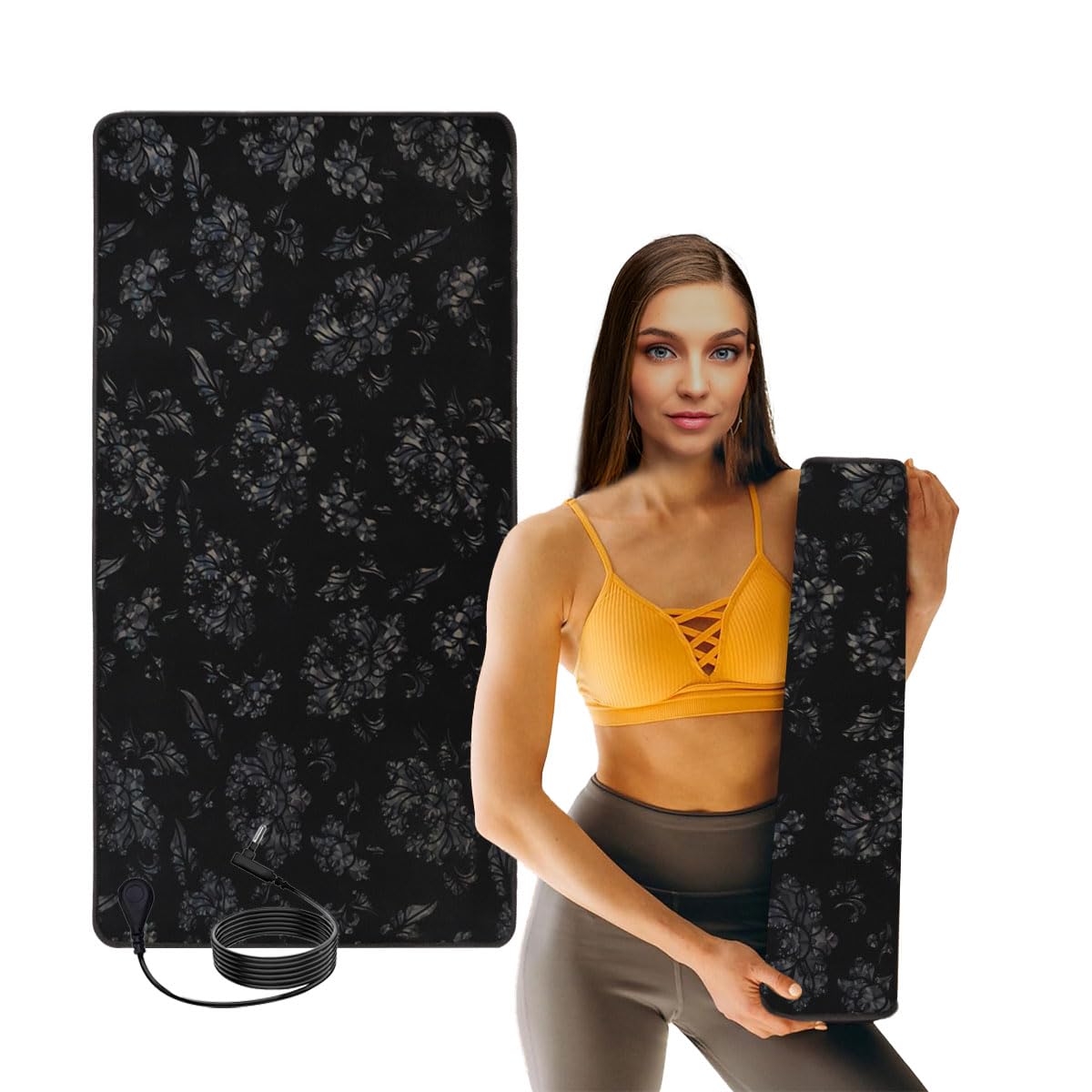 LOSUVERO Grounding Mat for Bed, 33.5x23.5Floral Printed Grounding Pad for Health Therapy, Efficient Sleep LOSUVEROAu supplements