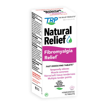 The Relief Products Natural Fibromyalgia Temporary Relief of Muscle Soreness Discomfot Tenderness Difficulty Moving & Joint Pain - 70ct TRP THE RELIEF PRODUCTSAu supplements