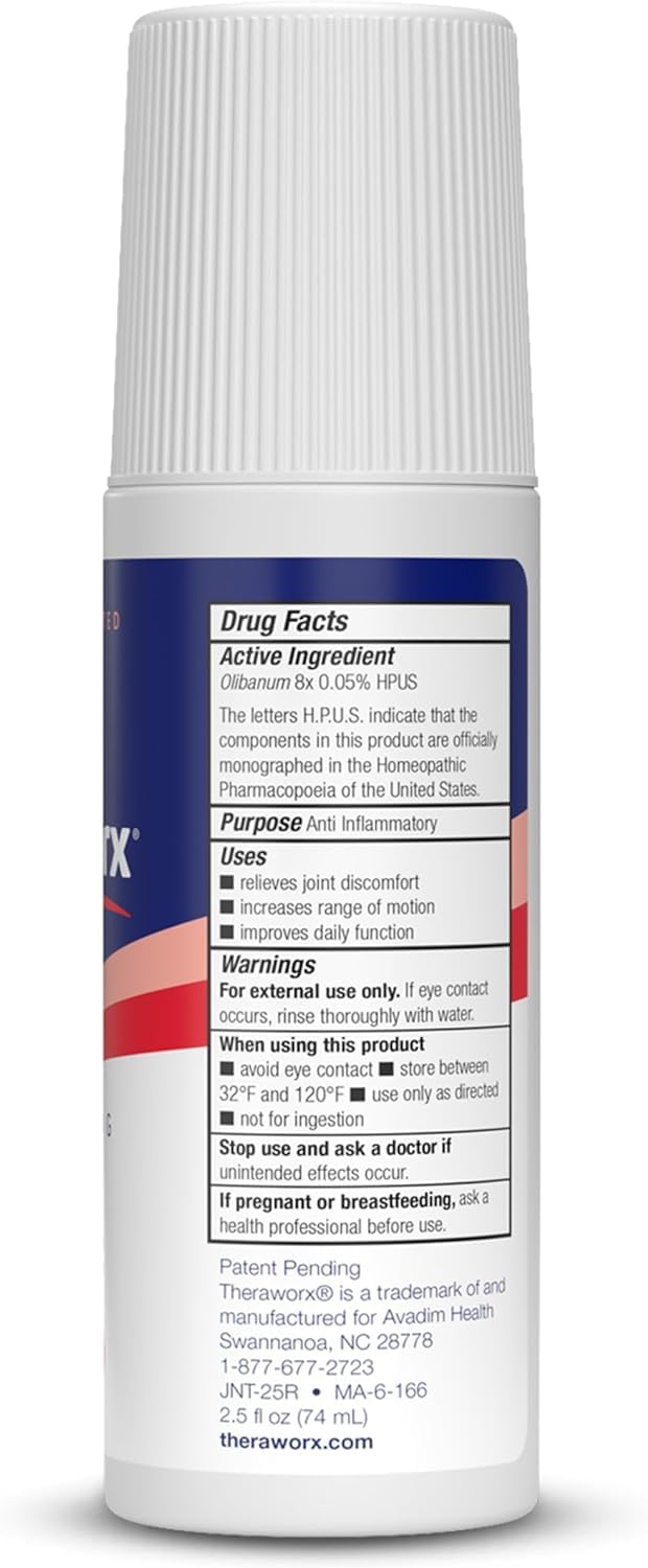 Theraworx Fast-Acting Joint Relief Roll-On Joint Discomfort & Inflammation Relief - 2.5 Oz - 2 Count TheraworxAu supplements