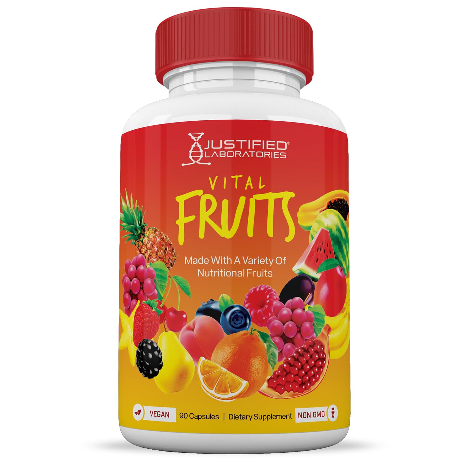 (20 Pack) Vital Fruits and Veggies Supplement Whole Food Red & Green Superfoods Justified LaboratoriesUS supplements