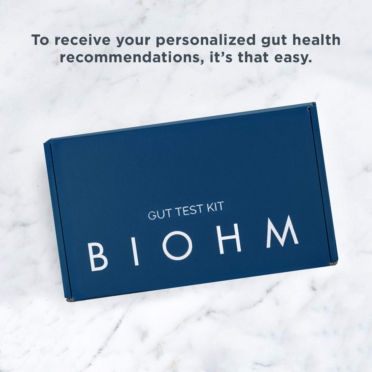 BIOHM Gut Health Test Kit for Microbiome and Digestive Health Analysis, Home Test Kit with Gut Score, Easy-to-Read Results and Actionable Recommendations BIOHMAu supplements