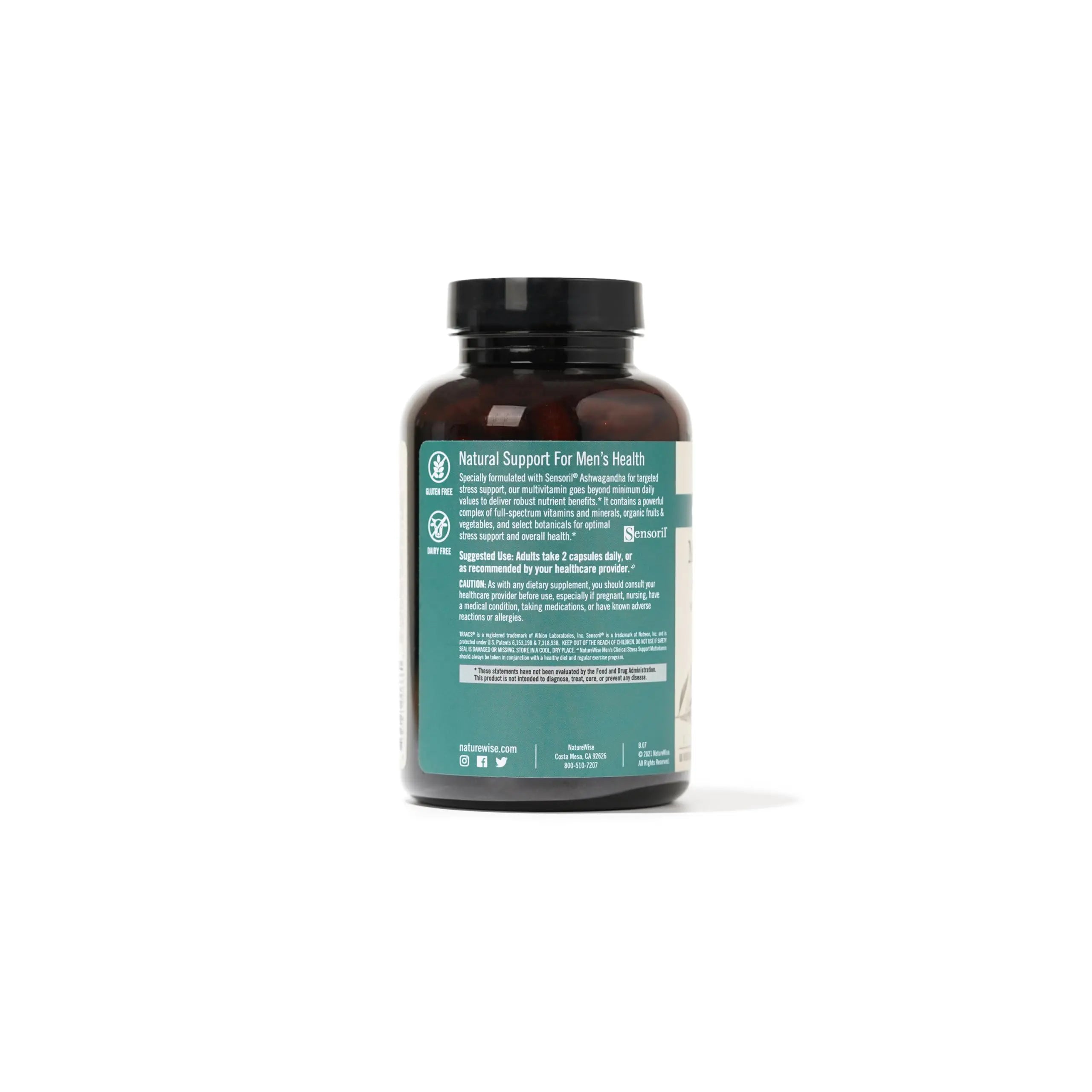 NatureWise Multivitamin for Men + Stress Support + Fulvic Ionic Minerals + Probiotics for Immunity, Male Health NatureWiseAu supplements