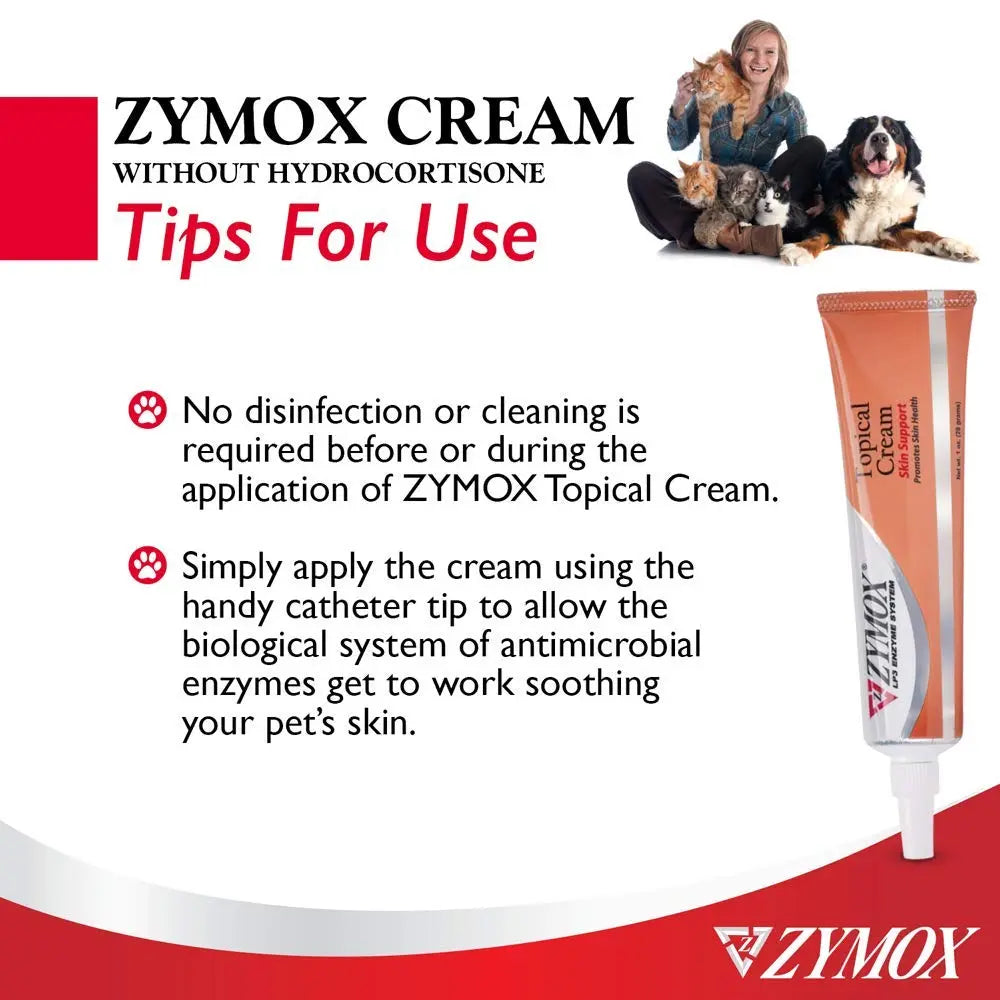 Pet King Brands ZYMOX Veterinarian Strength Topical Cream for Dogs and Cats, 1oz Pet King Brandsnz supplements