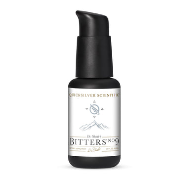 Quicksilver Scientific Dr. Shade's Bitters No. 9 - for Digestion - Fast Acting Liposomal Digestive Bitters with Milk Thistle, Burdock Root & Juniper Essential Oil - Digestive Support (50ml) Quicksilver ScientificUS supplements