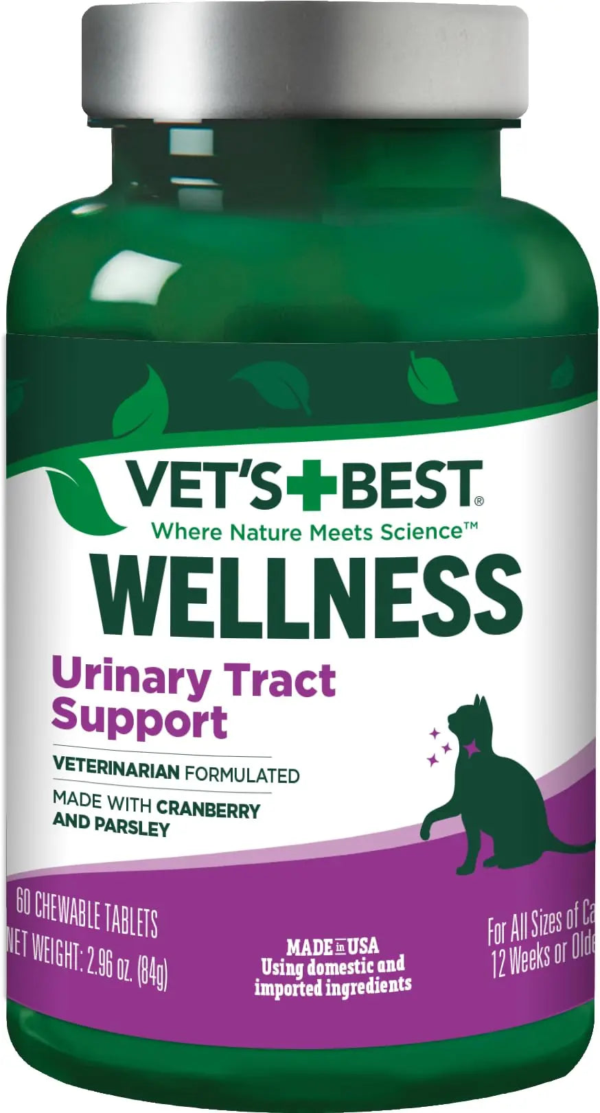 Vet's Best Cat Urinary Supplement, Urinary Tract Support Chewable for Cats, Supports A Healthy Urinary Tract in Cats, 60 Chewable Tablets Vet's BestAu supplements