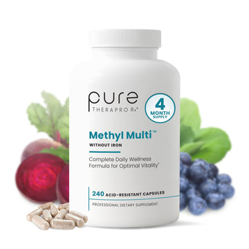 Pure Therapro Rx Methylated Multivitamin for Men and Women | Made in USA | Methyl Multi Without Iron Methyl B12 & Methylfolate