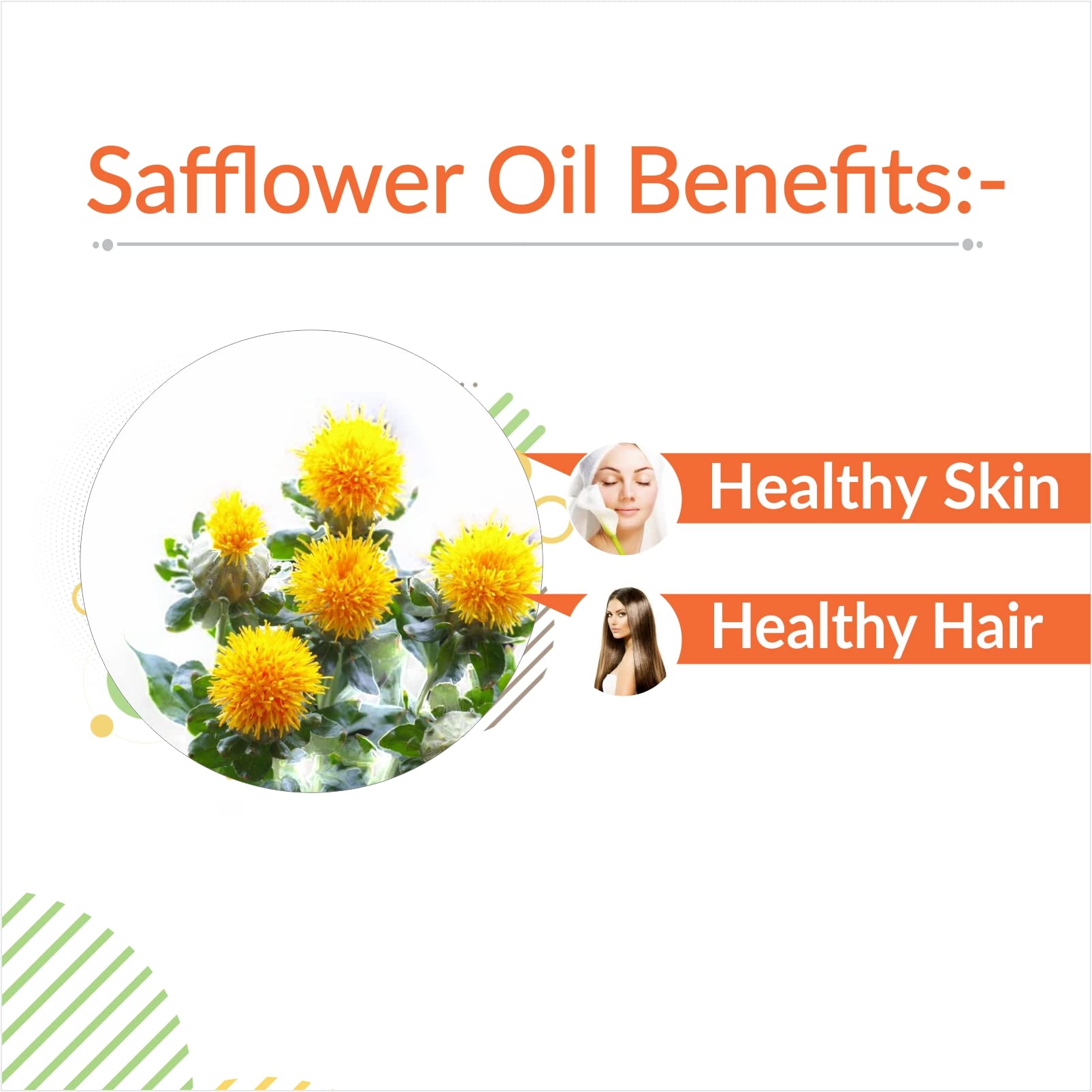 Crysalis Safflower (Carthamus Tinctorius) Oil - 0.51 Fl Oz (15ml) CrysalisAu supplements