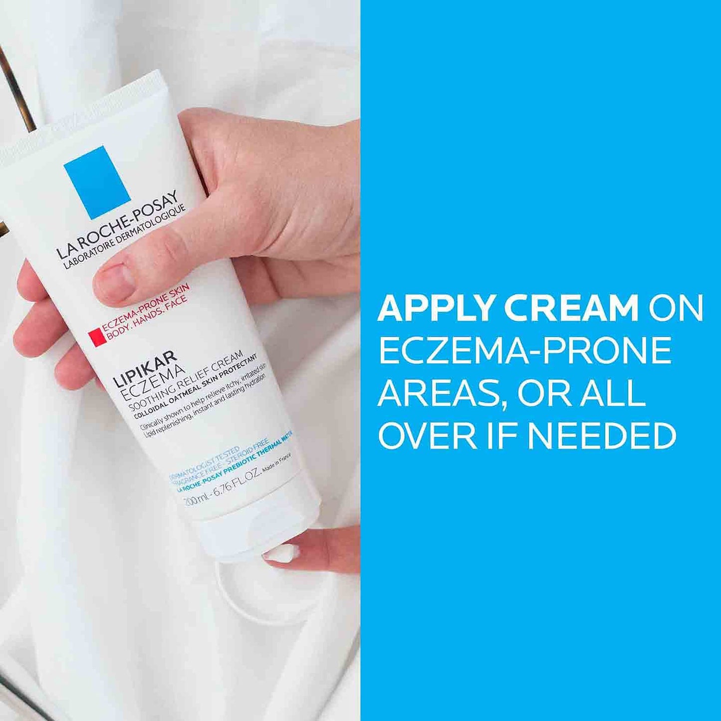 La Roche-Posay Lipikar Soothing Relief Eczema Cream, Face and Body La Roche-PosayUS supplements