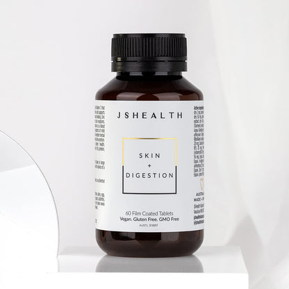 JSHealth Vitamins Skin and Digestion Formula | Skin Supplement with Zinc | Burdock JSHealthUS supplements