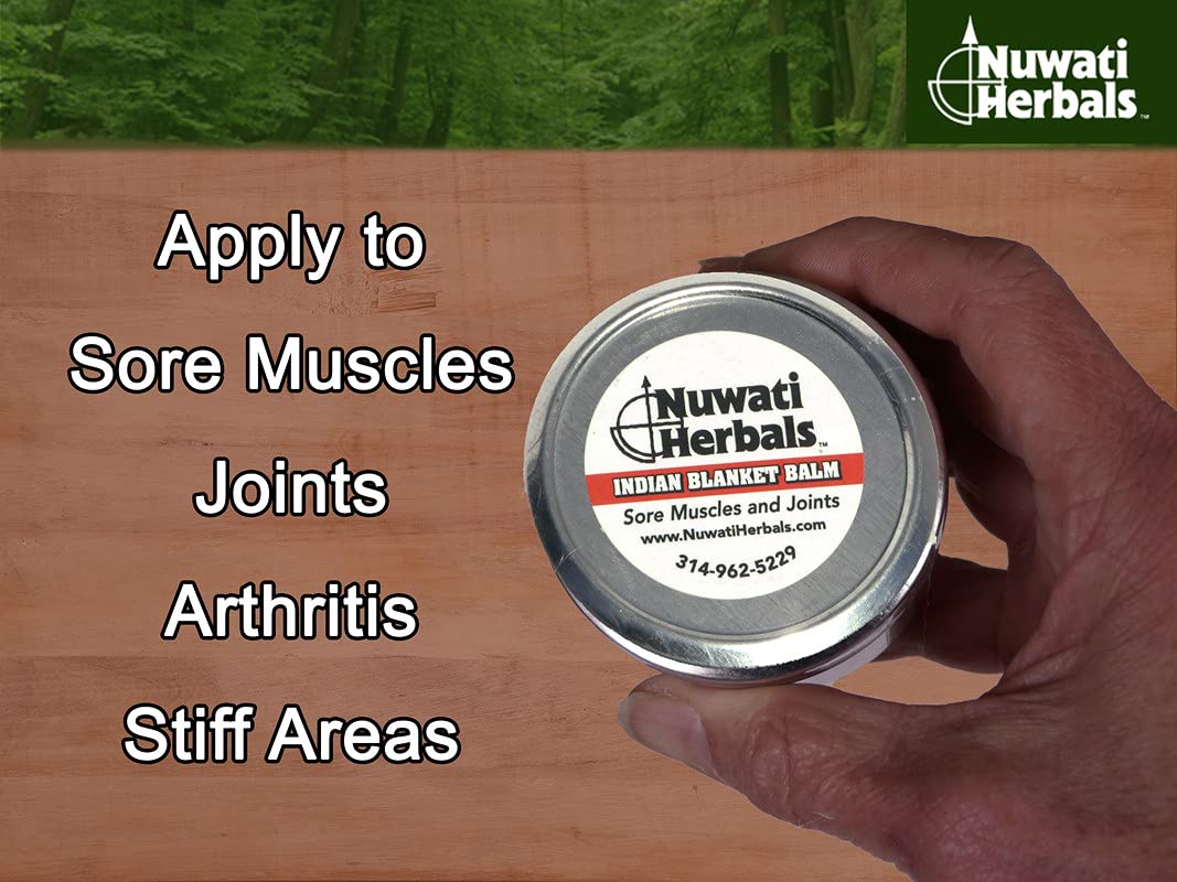Healing Balm Massage for Sore Muscles and Joints – Nuwati Herbals Indian Blanket Balm – Sweet Smelling Warmth with Cinnamon, Cloves, Camphor, Menthol, 4 Ounces Nuwati HerbalsAu supplements