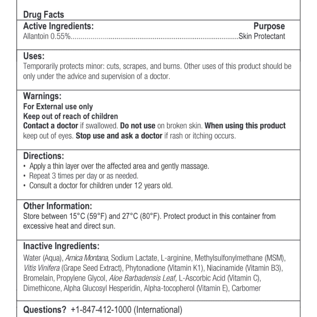 BruiseMD Topical Gel for Bruising and Swelling, 20% Arnica, Bromelain, 2% Vitamin K, 20g (0.7 fl oz) – Advanced Concentrated Bruise Treatment Formula BruiseMDAu supplements