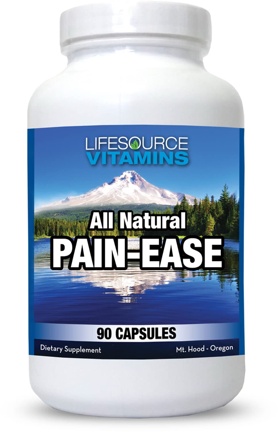 LifeSource Vitamins All Natural Pain Ease – 20 Synergistic Herbs and Enzymes That Naturally & Safely Support: Headaches & Migraines - Knees – Shoulders – Joints – Leg Pain – Tension LifeSource VitaminsAu supplements