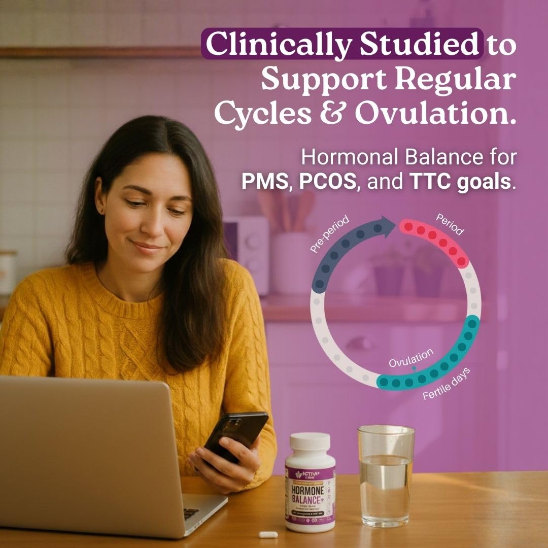 Activa Labs+ Hormone Balance for Women | Boost Energy, Mood, Libido and Focus | Supports Cycle&Menopause Comfort | Gluten, Soy&Lactose Free | 30 Day Supply Activa LabsAu supplements