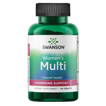Swanson Multi Women's Prime Multivitamin Multimineral Energy Immune Hormone Balance Wellbeing Health Supplement 90 Tablets (Tabs) SwansonAu supplements