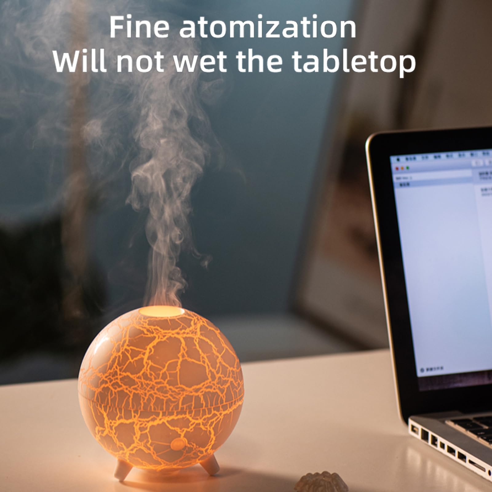 Volcano Humidifier Flame Aromatherapy Diffuser, 7 Colors Flame 200ml Essential Oil Diffusers cjcAu supplements