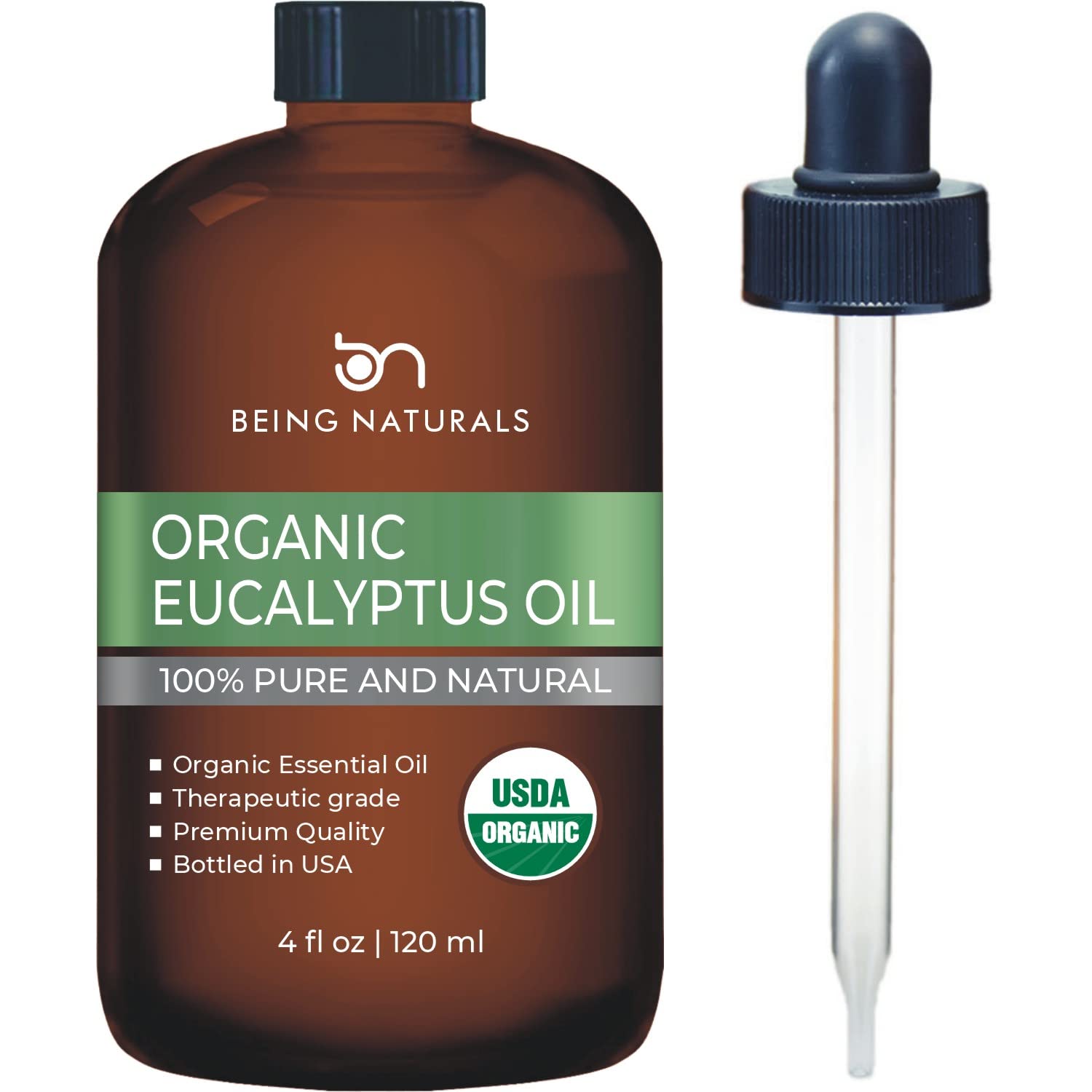 Organic Eucalyptus Essential Oil - Huge 4 FL OZ - 100% Pure & Natural – Premium Natural Oil Being NaturalsAu supplements