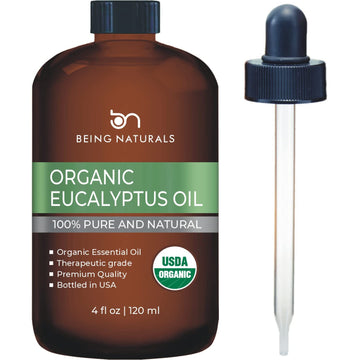 Organic Eucalyptus Essential Oil - Huge 4 FL OZ - 100% Pure & Natural – Premium Natural Oil Being NaturalsAu supplements