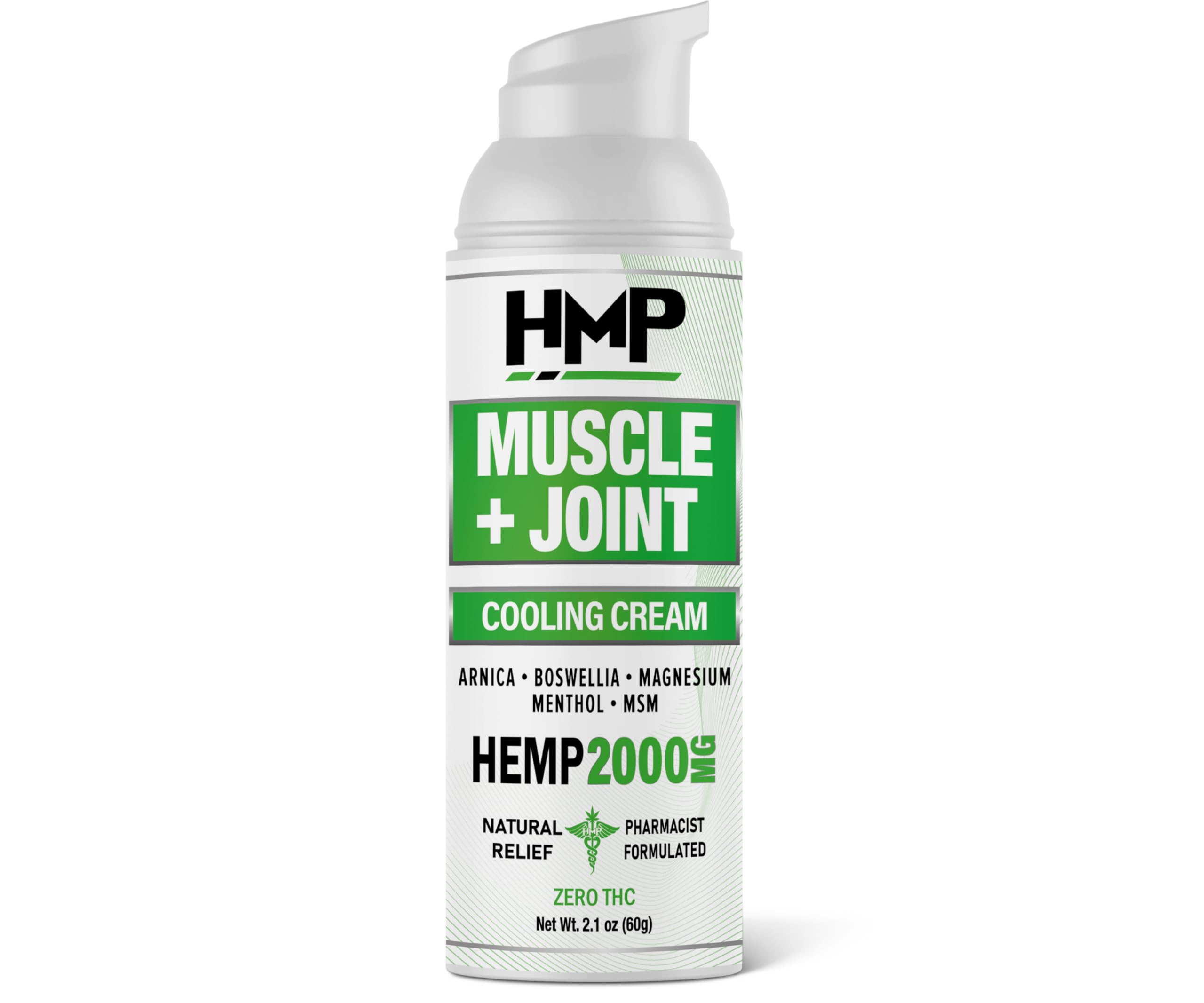 HMP BRANDS Hemp Cream Muscle & Joint Support 2000MG Hemp Discomfort Relief Formula w Menthol Ideal for Knee Muscle Joint Back Shoulder Elbow Maximum Joint Support, Natural Formula Made in USA 2.1oz HMP BRANDSAu supplements