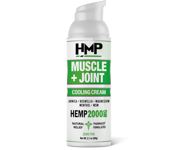 HMP BRANDS Hemp Cream Muscle & Joint Support 2000MG Hemp Discomfort Relief Formula w Menthol Ideal for Knee Muscle Joint Back Shoulder Elbow Maximum Joint Support, Natural Formula Made in USA 2.1oz HMP BRANDSAu supplements