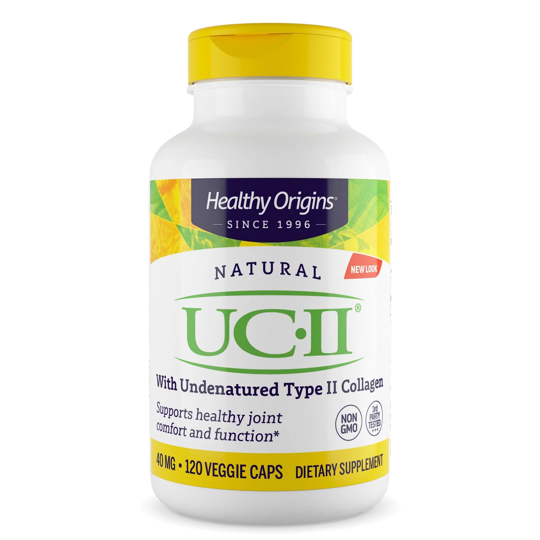 Healthy Origins UC-II 40 mg (Undenatured Type II Collagen, Non-GMO, Gluten Free, Joint Support), 120 Veggie Caps Healthy OriginsAu supplements
