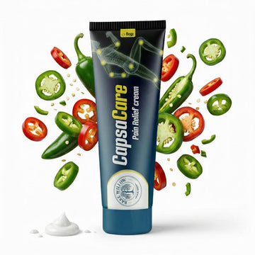 CapsaCare Cream with Capsaicin 0.125% & Magnesium, NeuroSoothe Blend with Arnica, Glucosamine, Menthol & Aloe, Fragrance Free, Non Greasy, Hydrating Topical Skin Cream for Men and Women, 100g (1 Pack) Bare WillowAu supplements