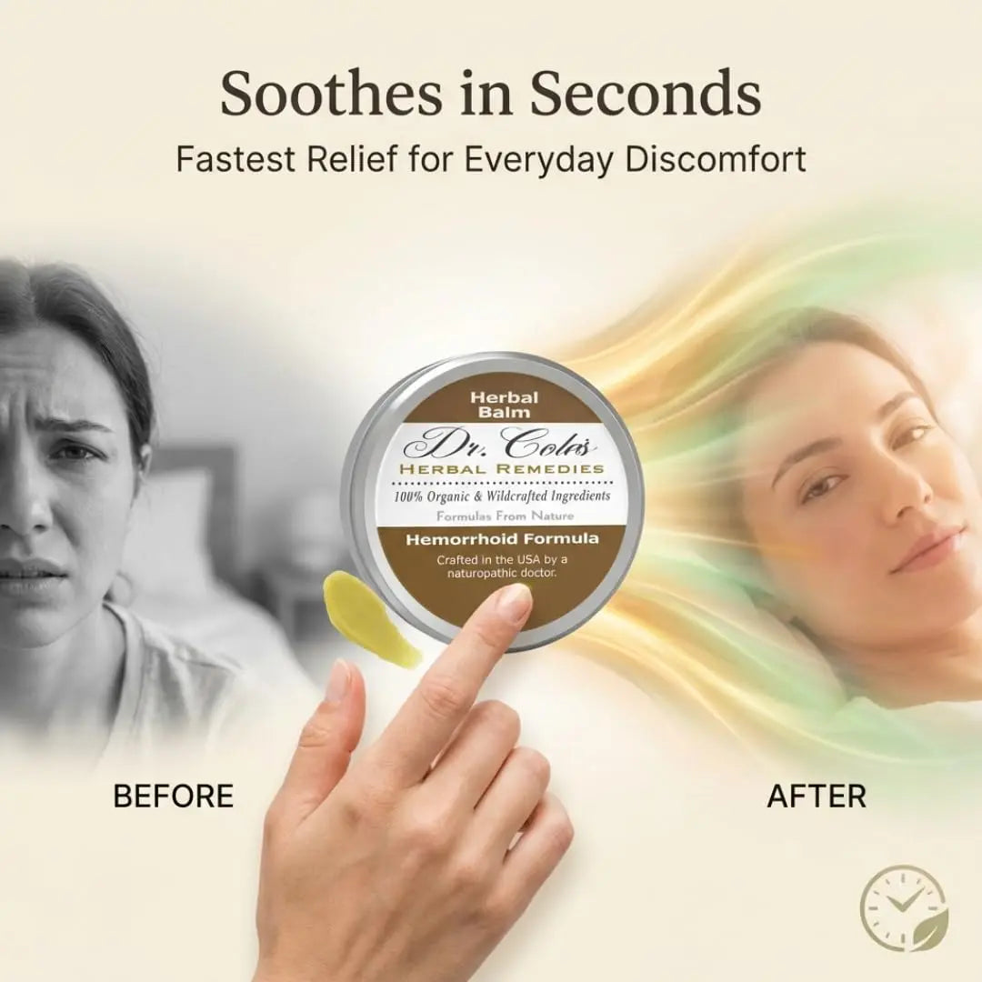Dr. Cole’s Hemorrhoid Treatment – Organic Herbal Ointment for External Hemorrhoid Soothing & Comfort – Plant-Based, Gentle, No Petroleum or Harsh Chemicals – 2 oz Dr. Cole's Herbal RemediesAu supplements