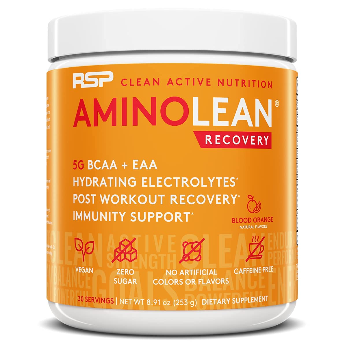 RSP NUTRITION Vegan AminoLean Pre Workout Energy (Acai 25 Servings) with AminoLean RSP NUTRITIONAu supplements