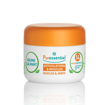 Puressentiel Muscle and Joints Balm - Essential Oil and Shea Butter Balm for Back and Neck Massage - Dye-Free, No Preservatives - 1.01 oz PuressentielAu supplements