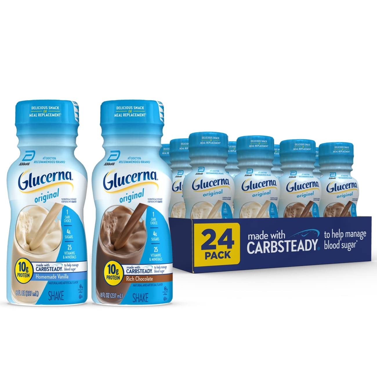 Glucerna, Diabetes Nutritional Shake, to Help Manage Blood Sugar, 8 Fl GlucernaUS supplements