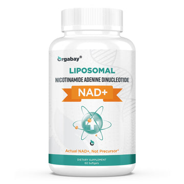 Orgabay Liposomal NAD+ Supplement 500 mg, High Absorption, Boost NAD+ with TMG 250 mg, Actual NAD Plus More Efficient Than Nicotinamide Riboside, Support Cellular Energy, Healthy Aging | 60 Softgels OrgabayAu supplements