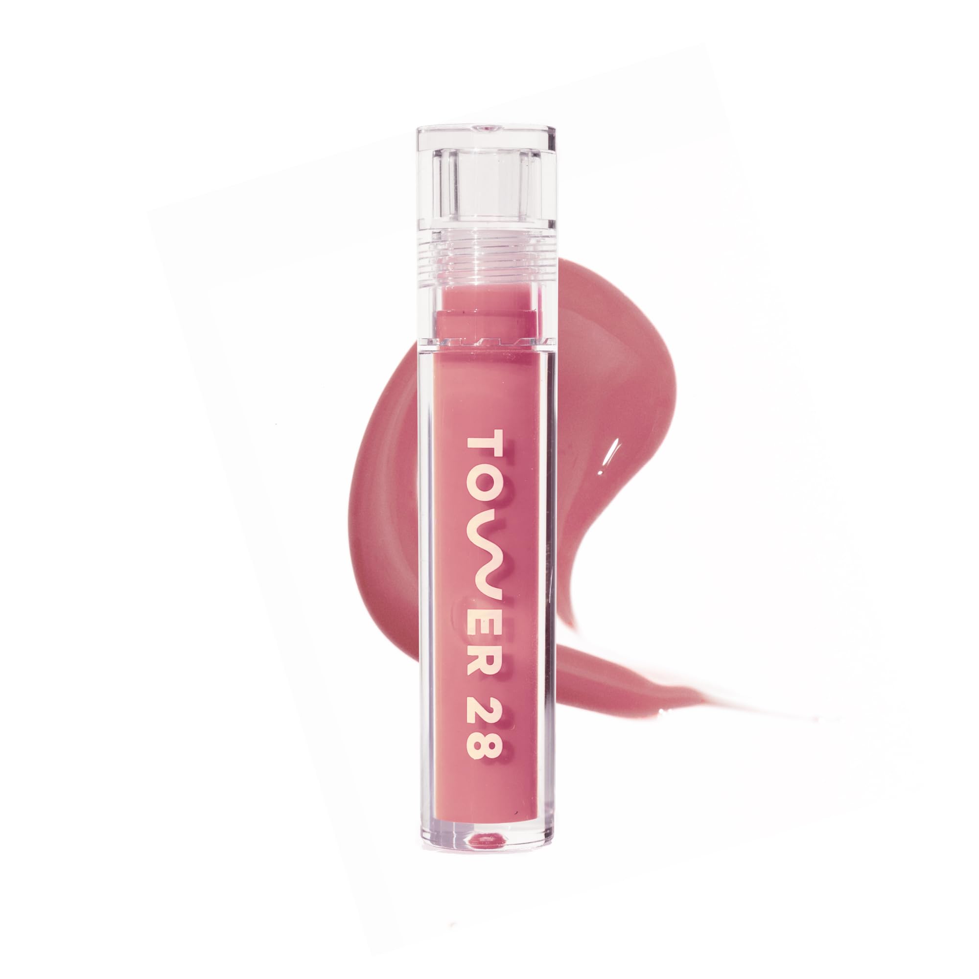 Tower 28 ShineOn Lip Gloss Jelly - Hydrating Tinted Lip Balm + Milky Gloss for Sensitive Lips - Non-Sticky + High-Shine Jelly Formula with Nourishing Oil Blend - Pistachio - Nude Pink (0.13) Tower 28Au supplements