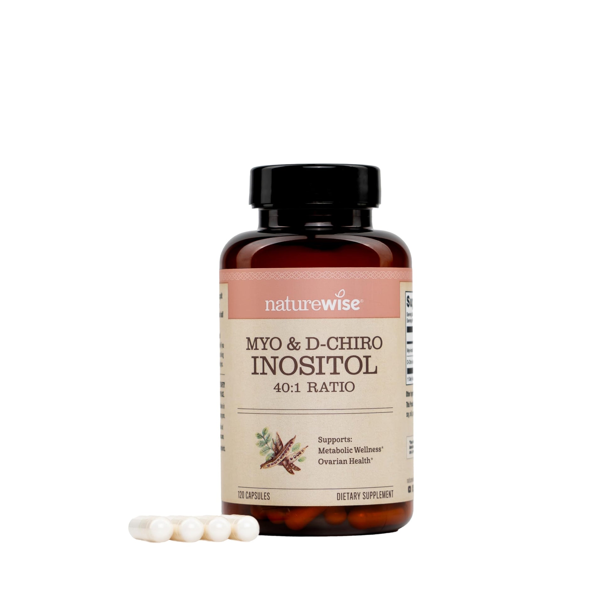 NatureWise Myo-Inositol & D-Chiro Inositol Supplement for Women - Fertility Supplements for Women - Ideal 40:1 Ratio - Myo Inositol 2000mg - Non-GMO, Vegan, USA Manufactured - [30-Day Supply] NatureWiseAu supplements
