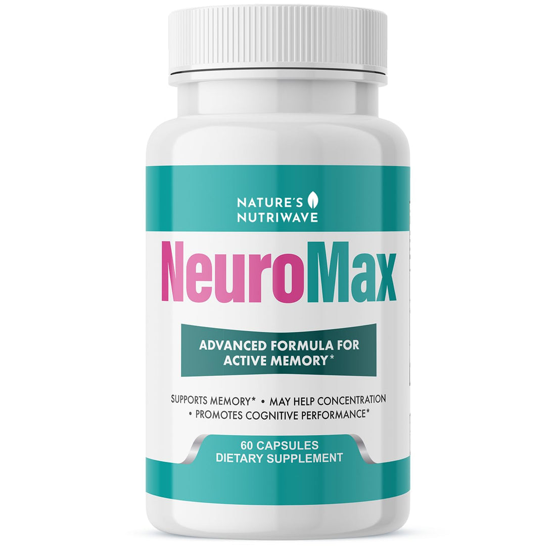 NeuroMax – Natural Herbal Blend with Passion Flower, Marshmallow Root & California Poppy – Non-GMO, Easy-to-Take Capsules, Made in USA, GMP Certified Facility - 60 Capsules, 1 Month Supply Nature’s NutriWaveAu supplements
