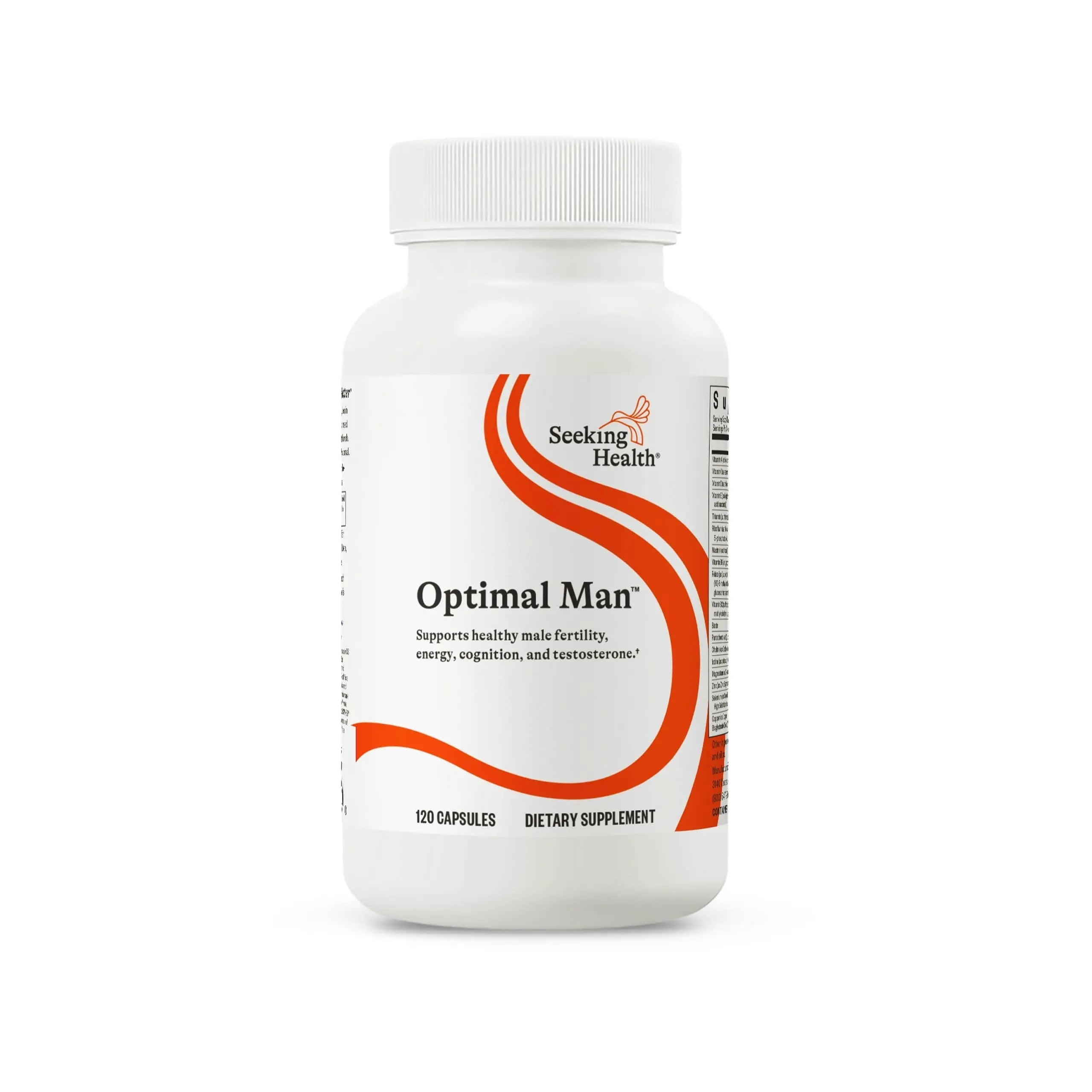 Seeking Health Optimal Man - Multivitamin Supplement with Zinc, Active Folate, & Alpha-Lipoic Acid - Multivitamin Supports Energy & Brain Health - Support Healthy Aging Seeking HealthAu supplements