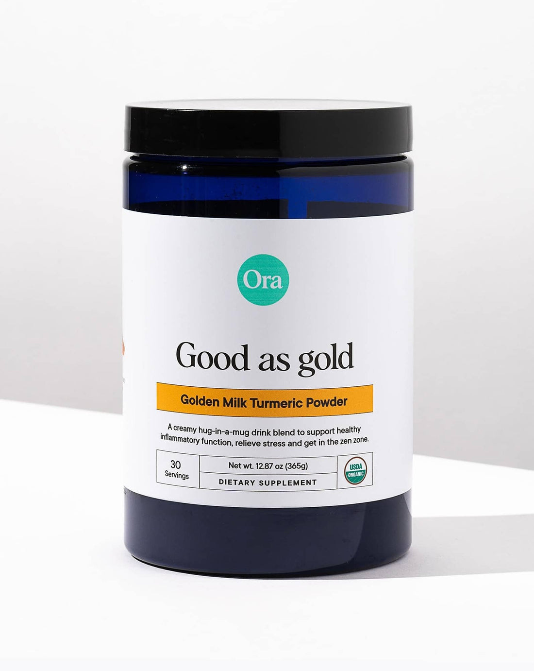 Ora Organic Golden Milk Powder - Ayurvedic Turmeric Powder with Organic Adaptogens - Ashwagandha, Reishi and Ginger | Organic, Gluten-Free, Soy-Free, Vegan, Non-GMO - Maple & Vanilla, 30 Servings Ora OrganicUS supplements