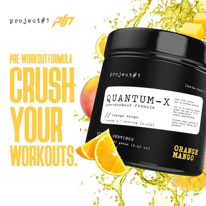 Project #1 Quantum-X Nutrition: Advanced Pre-Workout Powder for Men and Women Project #1US supplements