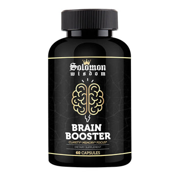 SOLOMON WISDOM Brain Booster – Nootropic Dietary Supplement for Memory Boost – 60 All-Natural Capsules to Enhance Focus & Improve Concentration & Clarity SOLOMON WISDOMAu supplements