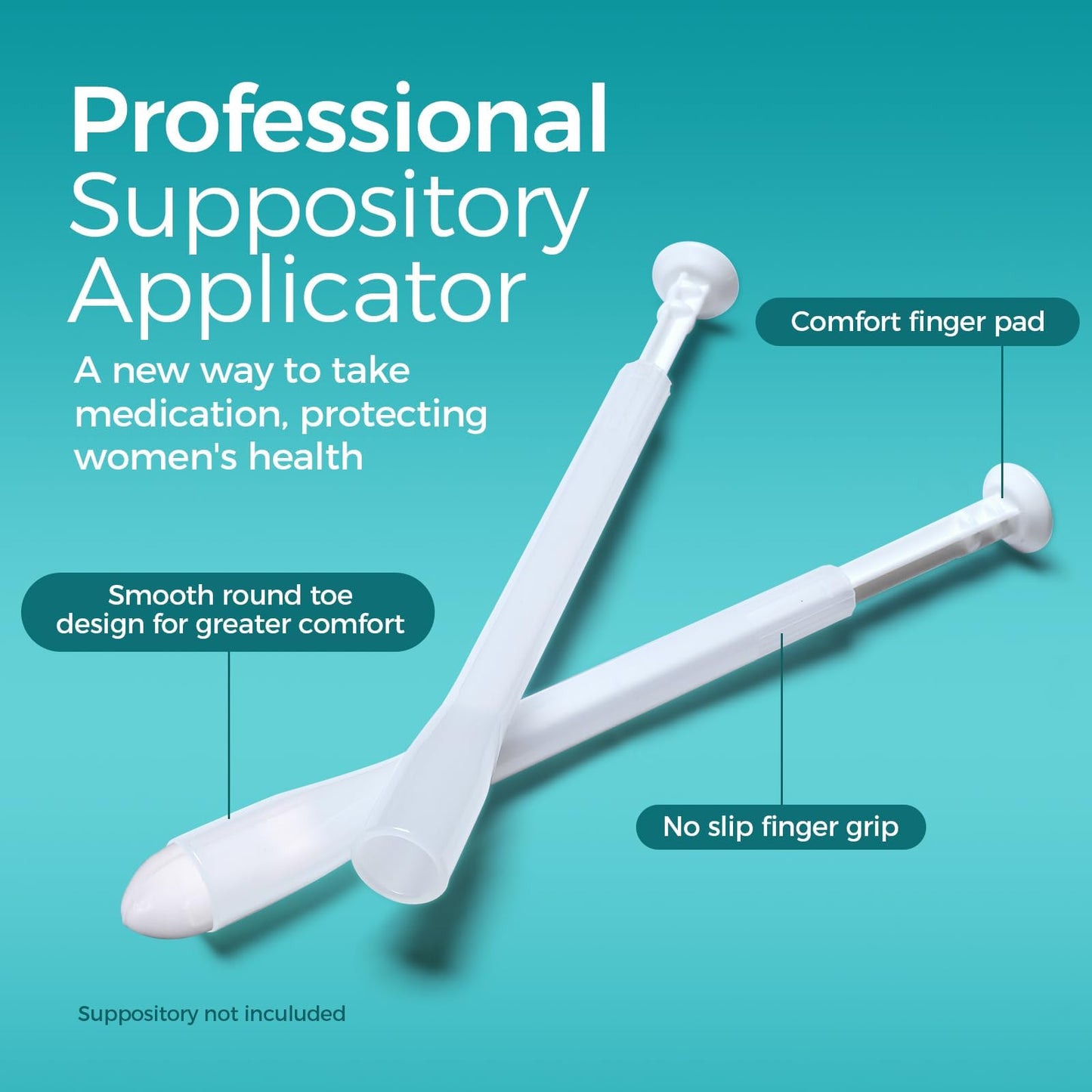 Dizzily 30 Pack Disposable Vaginal Suppository Applicators for Women, Individually Wrapped, Hygienic - Fits Most Boric Acid Suppositories, Pills, Tablet, Cap-sules and Feminine Care Applicator DizzilyUS supplements