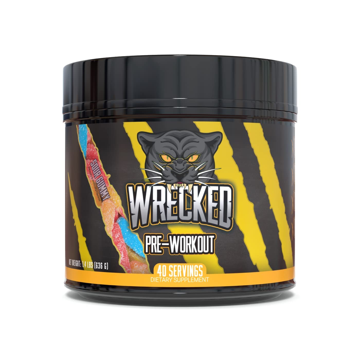 Huge Supplements Wrecked Pre-Workout, 30G+ Ingredients Per Serving to Boost Energy Huge SupplementsAu supplements