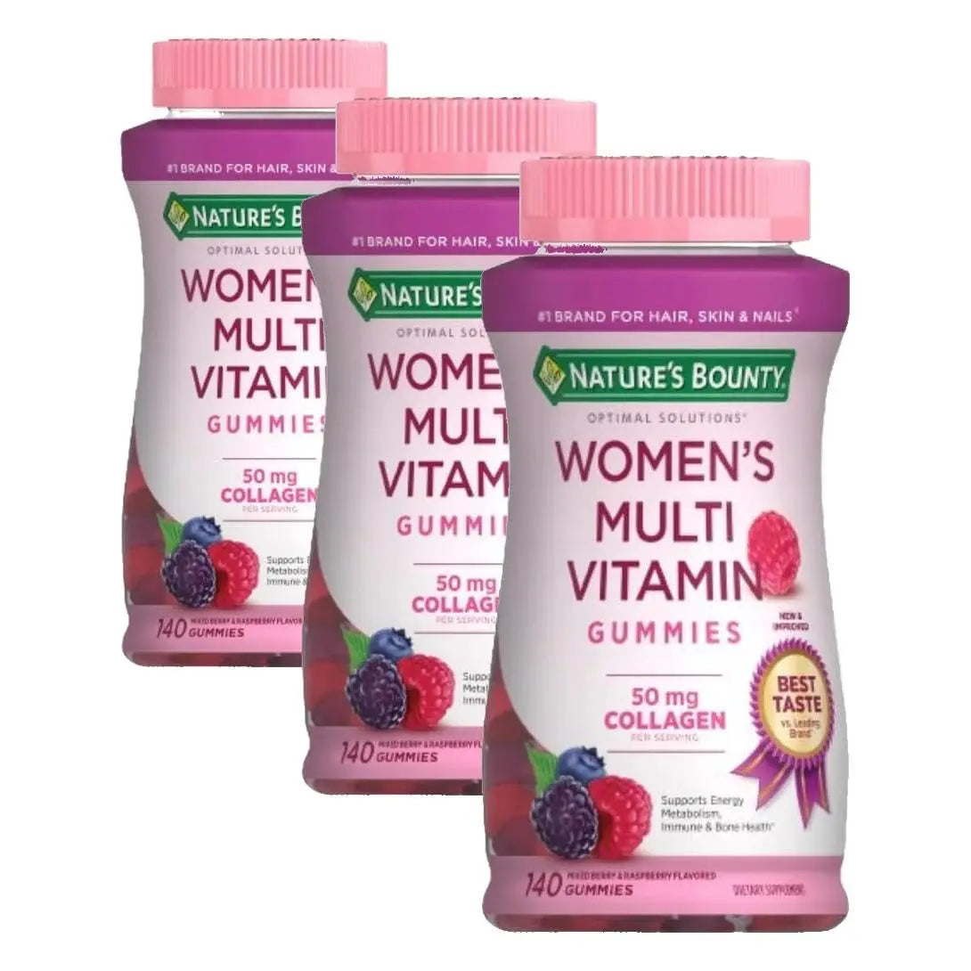 Nature's Bounty Optimal Solutions, Women's Multivitamin Gummies for Immune Support, Cellular Energy Support, Bone Health Nature's BountyAu supplements