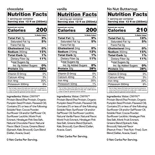 OWYN Only What You Need Pro Elite Vegan High Protein Keto Shake, 32g Protein OWYN Only What You NeedUS supplements